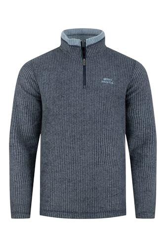 Weird Fish Newark 1/4 Zip Grid Fleece Rich Navy Size 2XL. (Jumper/Sweater/Fleece)