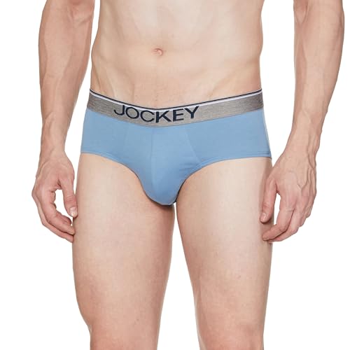 Image of Jockey 8037 Men's Super Combed Cotton Solid Brief with Ultrasoft Waistband (Pack of 2)