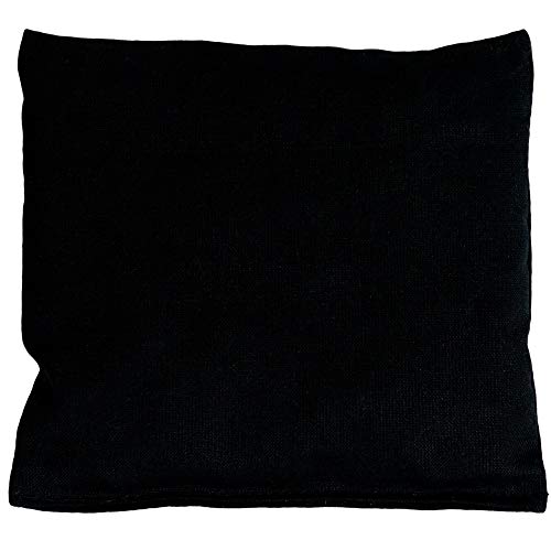 Saquito térmico 12x12cm negro | Almohadilla térmica | Cojín de semillas | Semillas de colza