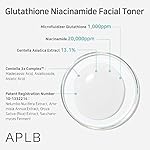 APLB Glutathione Niacinamide Facial Toner | LIPO GLUTA NIAC CEN™ 15.2% 5.41 FL.OZ/Korean Skincare, Replenishing Moisture, Revitalize for Gentle and Improve Skin Texture Through Niacinamide - Image 4
