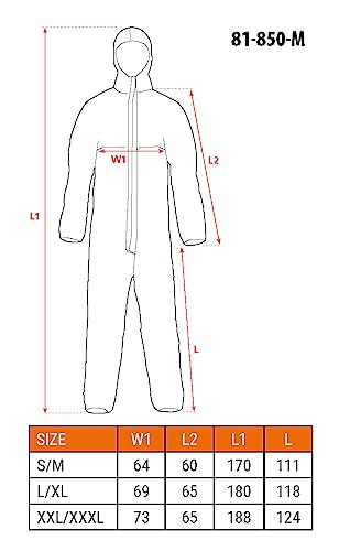 Miniatura 2 de Neo Tools - Mono Desechable, Mono De Pintor En Talla M Xl Xxxl - Cómodo Y Protector - Perfecto Para Trabajos De Pintura. Material: Tela No Tejida De Polipropileno Polipropileno No Tejido , Blanco, Xl