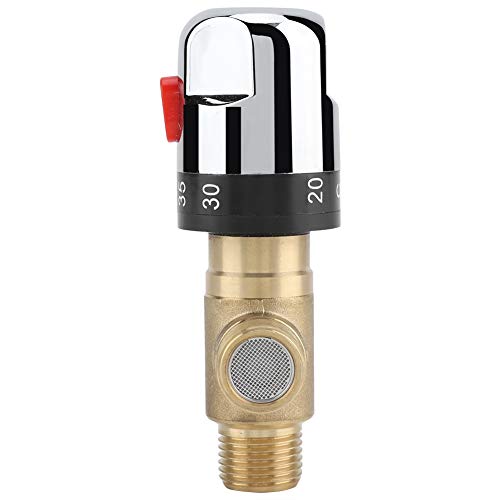 limiteur de temperature chauffe eau, Mitigeur thermostatique Mitigeur en laiton Mitigeur Température de l'eau Tuyau Contrôle du thermostat du bassin - Image 8
