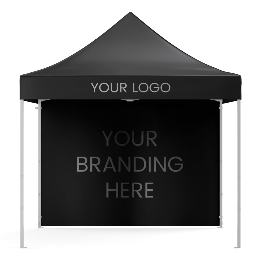Printodelivery Customise Gazebo Portable Tent 10x10 Ft_ Black Waterproof & UV Resistant Outdoor Tent & Promotional Activity, Adjustable Height, Easy Installation, Canopy for Outdoor & Terrace Garden-image-15