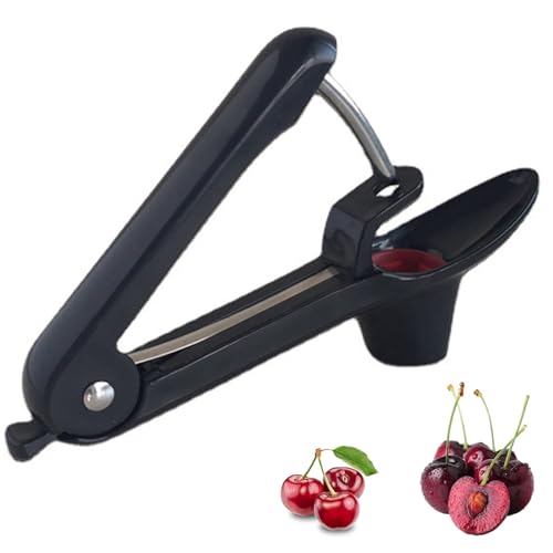 Cherry Pitter,Multi Cherry Stoner Tool Pit Remover,Olive Picker Fruit Cherries Seed Corer,Portable Multifunctional Professional Quick with Stainless Steel Pitting Device,for Hawthorn Cherrystone Plum
