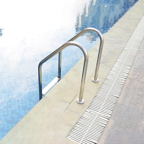 Escalera para piscina con 2 peldaños antideslizantes miniatura 2