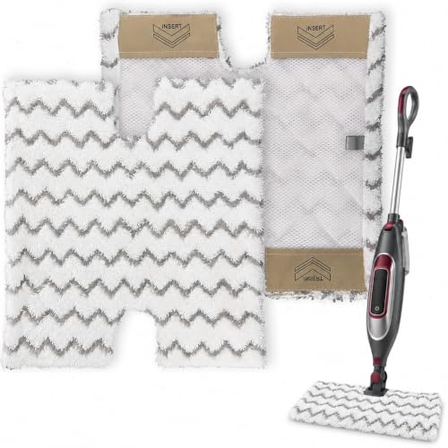 2 Pack Steam Mop Replacement Pads Compatible with Shark Lift-Away Pro Steam Pocket Mop S3973 S3973D S3973WM & Genius Steam Pocket Mop S5002Q S5003A S5003D S6001W S6001WM S6002 S6002C S6003D S600W