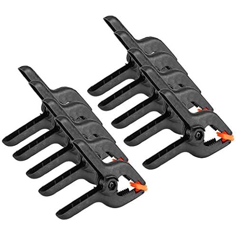 10pcs 3" Multifunctional Plastic Spring Clamps Cover