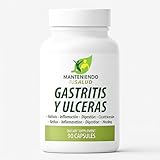 Manteniendo Tu Salud Gastritis y Ulceras, Digestive Support, Slippery Elm Bark, Goldenseal Root, 90 Capsules