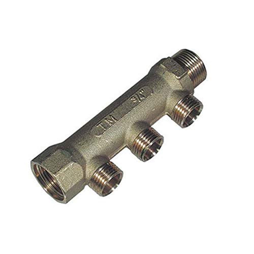 Tiemme Collettore Mf Da 3/4 X 1/2 Per Ogiva Teflon - 3 Vie