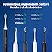 Rebeool 8 Stück Ersatzbürsten Kompatibel mit Philips Sonicare, Zahnbürstenaufsatz für Protective4500, 5100, 3100, 4300, Diamond 9000, 9400 Aufsteckbürste für täglich präzise Zahnreinigung