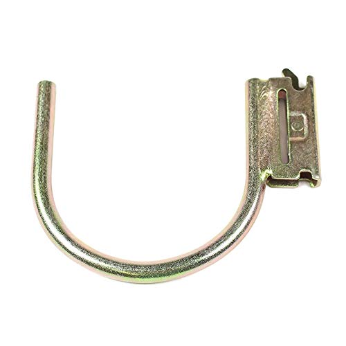 DC Cargo Mall 2 J Hooks for E Track Systems, Large Steel JHook TieDown Accessories for Cargo Tie Down Systems in Trucks, Trailers, Vans, with E-Track Spring Fitting Attachments