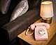 GPO 746ROTARYPINK Retro Telefon mit Wählscheibe im 70er Jahre Design Pink- Nelke Rosa