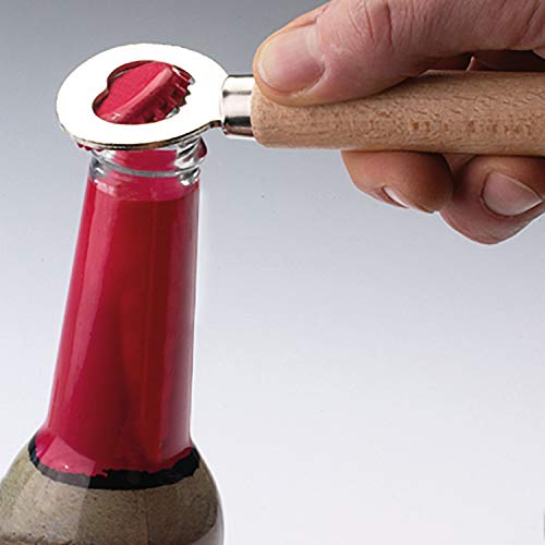 Westmark Flesopener, lengte: 14,1 cm, hout/staal, Woody, lichtbruin/zilver, 10082270 - Afbeelding 7