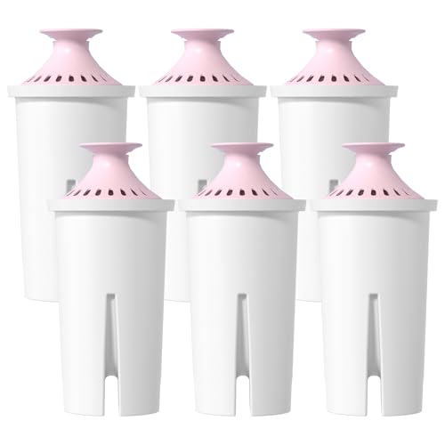 Image of Overbest Magnesium Water Filter Replacement for Brita Filter, 6 Pack