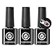 CGACCSD Smalto Gel Base in Fibra di Vetro,Smalto Base In Gel Trasparente Con Fibra Di Vetro E | 3 Pezzi Cura UV LED Manicure Casa e Viaggio immagine