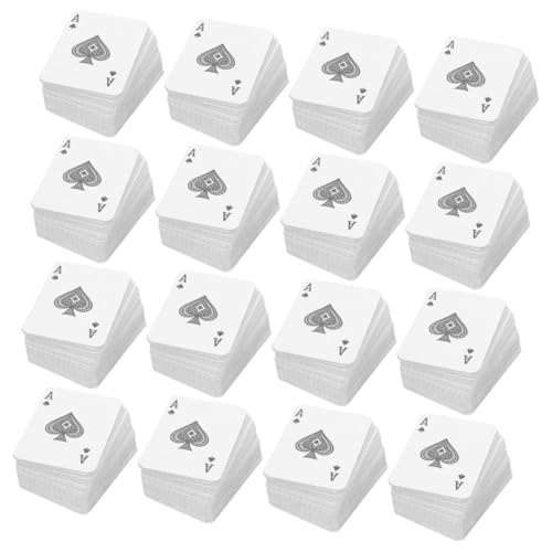 Abaodam Miniatur-pokerkarten in Reisegröße Sets 5 5 X 4 5 cm Lustige Partyspiele für Jungen und Mädchen Erwachsene