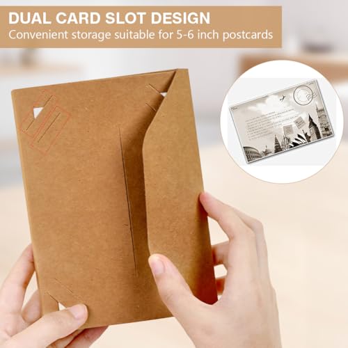 Image of Zibuyu 1 DIY Scrapbook Photo Album, Craft Paper, Ribbon Closure | Photo and Note Display, Foldable Format for Scrapbooking, Craft Paper Pages, Tassel Charm Detail