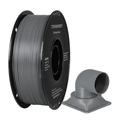 TINMORRY ABS Filament 1.75 mm, ABS (Pro) 3D Printer Filament 1 kg, Good Heat Resistance, Strong & Durable, Dimensional A