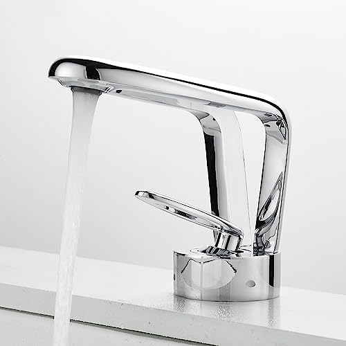 Robinet d'évier de salle de bain noir mat pour vasque moderne - 5