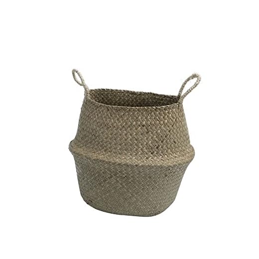 Oikos - Cesto Organizador de Corda 32cm Seagrass Natural com Alças