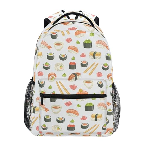 Sushi Cute Boys Girls Kids School Backpacks Bookbag, School Bag Travel Backpack Daypack