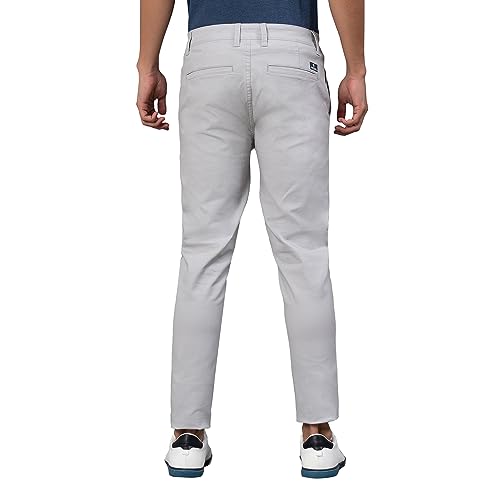 Image of Red Tape Casual Chinos for Men | Grey | Solid Woven Chinos | Skinny |Comfortable & Breathable | Durable & Moisture Absorbent | Cotton Chinos for Men