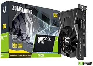 ZOTAC GAMING GeForce GTX 1650 OC 4GB GDDR6 128-bit Gaming Graphics Card, Super Compact, ZT-T16520F-10L
