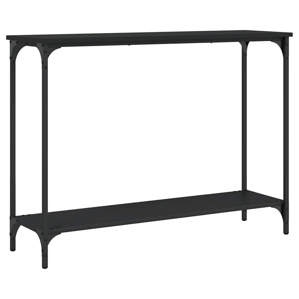Mesa consola negra para decorar tu recibidor moderno con diseño industrial