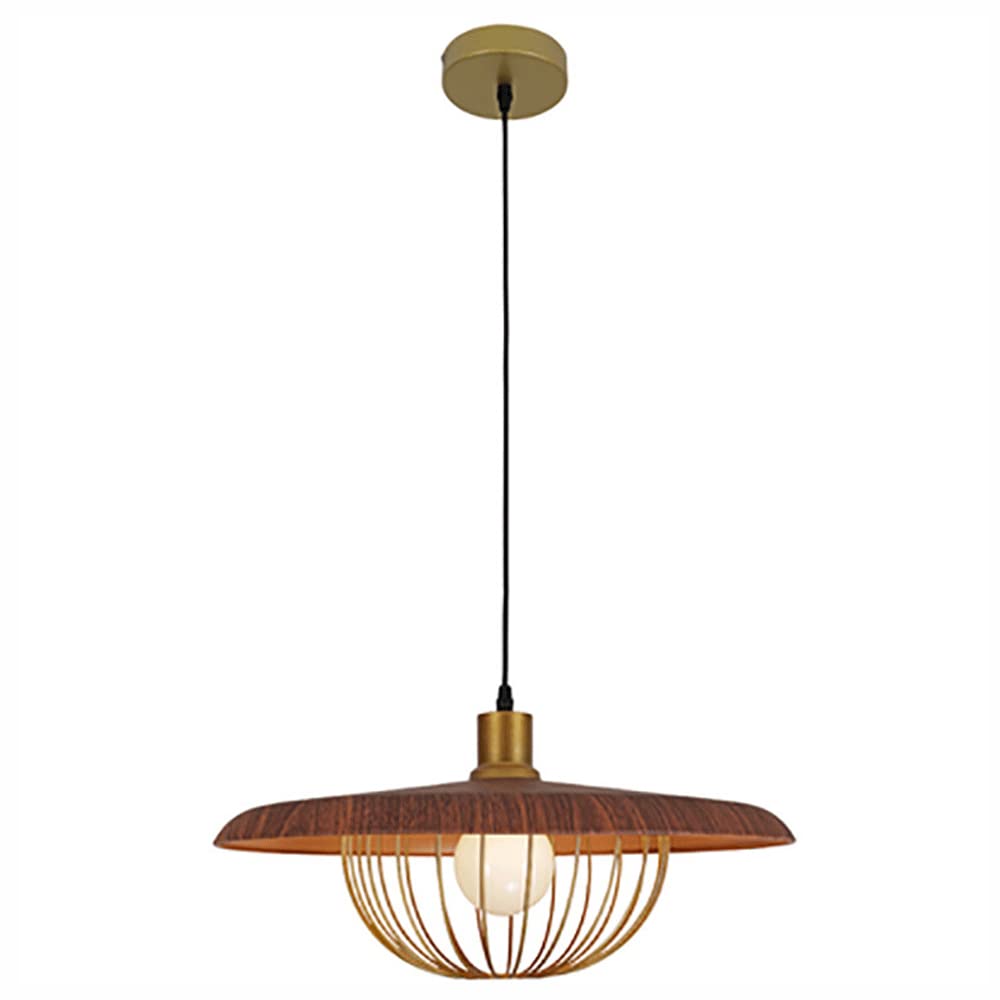 Cage en métal suspension E27 pour illuminer votre îlot de cuisine style ferme