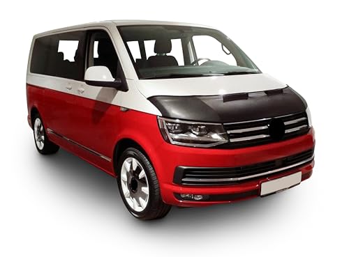 Hood Bra Front End Nose Mask Compatible with Volkswagen VW T6 Since 2015 Multivan Transporter Caravelle Bonnet Bra STONEGUARD Protector Tuning