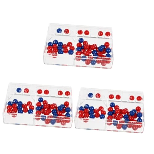 BESPORTBLE 3 Sets Prize Game Balls Numbered Pong Balls for Raffle Classroom Activities