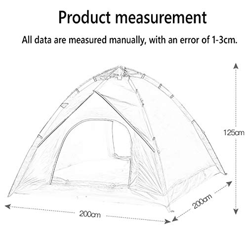 Carpa automática para camping de 4 personas color azul miniatura 4