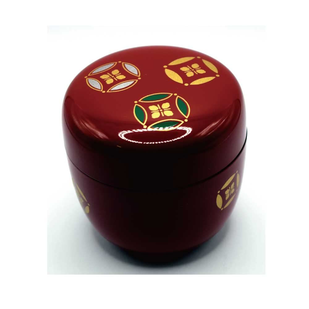 Amazon | 茶道具 中棗 棗 なつめ 朱 丸七宝 樹脂製 茶道 抹茶