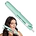Upgrade 2-in-1 Curling Wand and Flat Iron, Mini Dual Multifunction Curling Iron for Women, Portable Travel Curling Iron for Short, Medium, Long and All Hair Types (Green)