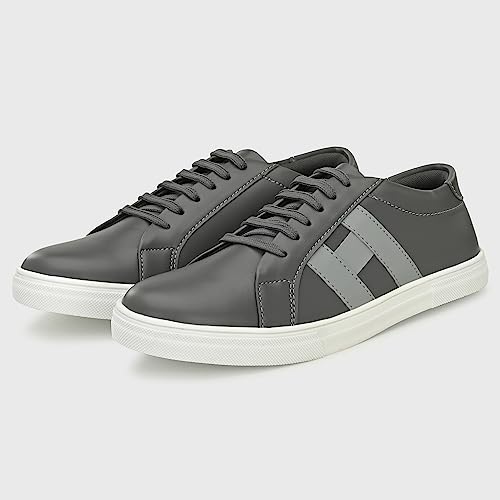 Image of Centrino Outdoor Sneakers for Men | Shoes for Man Stylish | Casual Lightweight Lace-Up Walking Shoes | Cushioned Insole | Breathable Anti-Skid Canvas Sneaker for Men | Comfortable Mens Shoes Travel (6309)