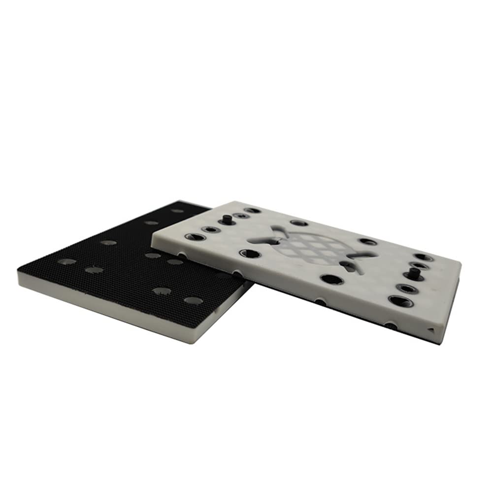 DAZZLEEX Tampone abrasivo 130X80Mm Pad 12 Fori Sostituzione Piastra di Backup per Rts 400 Req
