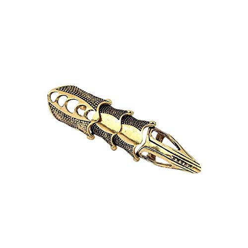 Guangcailun Conjuntos Mujeres Anillos Hombres Punk gótico aleación Anillo Garra Arena Armadura Knuckle articul Anillo de Dedo Completo Cover