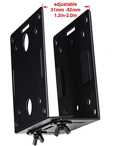 Image of VideoSecu Adjustable Small Device Wall-Mounted Bracket for Cable Box Digital TV Media Players Some DVD DVR Smart Router Switch Blu-Ray Player Modems Game Consoles MTC02B 1QJ