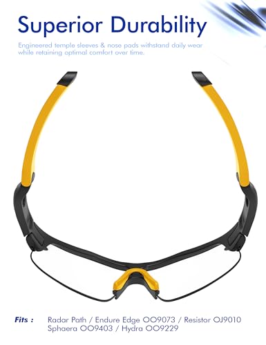 Image of SAUCER Replacement Nose Pieces Pads for Oakley Wind Jacket 2.0 OO9418 Sunglass