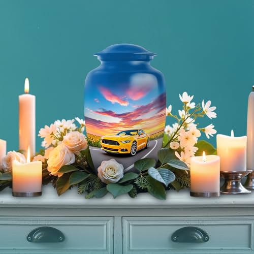 Image of Car Urn Small Keepsake Urn 1 Large & 2 Small | Funeral Urns, Urns for Ashes Adult Male & Female