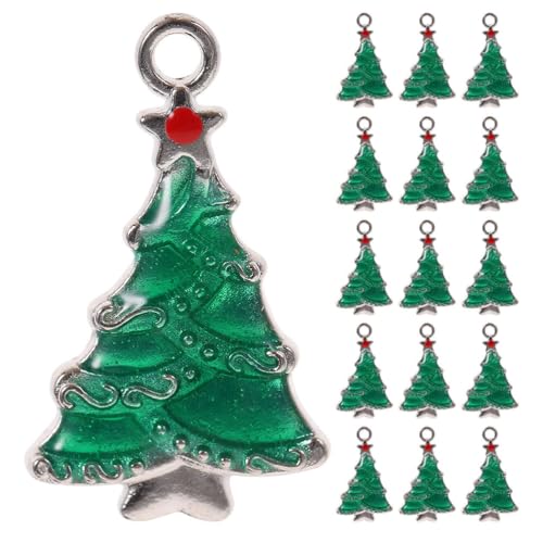 Pendentifs sapin Noël émaillés pour créer vos bijoux et décorations