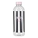 Produktbild Miss Étoile - Wasserflasche - Glas - Rose Enjoy Black Stripes - 1000 ml