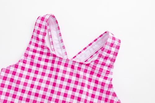 LIZENS Girls One Piece Swimsuit Kids Cute Swimwear Ruffle Swim Suits3