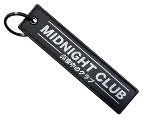 Image of Midnight Club Oni Mask Japan Japanese Car Racing Race JDM Drive Driver Crew Keychain Key Tag Chain Fob Ring