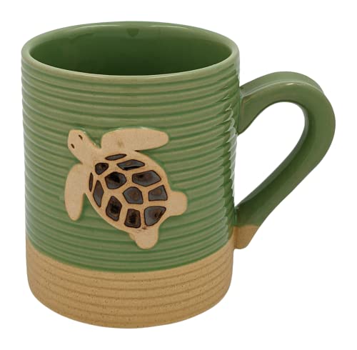 Taza de cerámica con tortuga marina miniatura 1