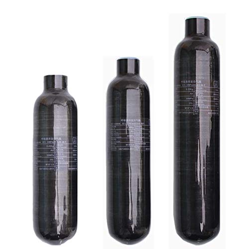 PenkiDeed 0.36/0.5L/0.42 Carbon Fiber Air Tank, High Pressure Pcp Gas Cylinder for PCP, Scuba (Empty Tank)