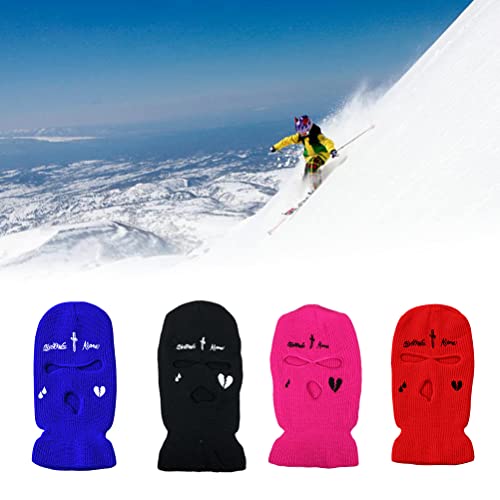 FitBest Balaclava de 3 furos cobertura de rosto inteiro tricotado inverno quente balaclava para home