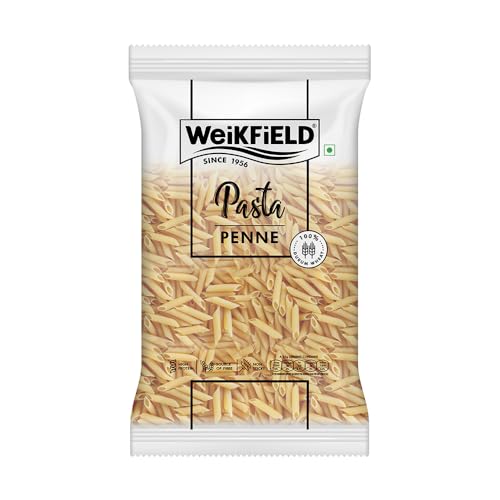 Image of Weikfield Penne Pasta 1Kg Pouch | Healthy Pasta Made With 100% Durum Wheat Semolina | No Maida | Rich in Protein & Fibre | Non Sticky | 100% Vegetarian
