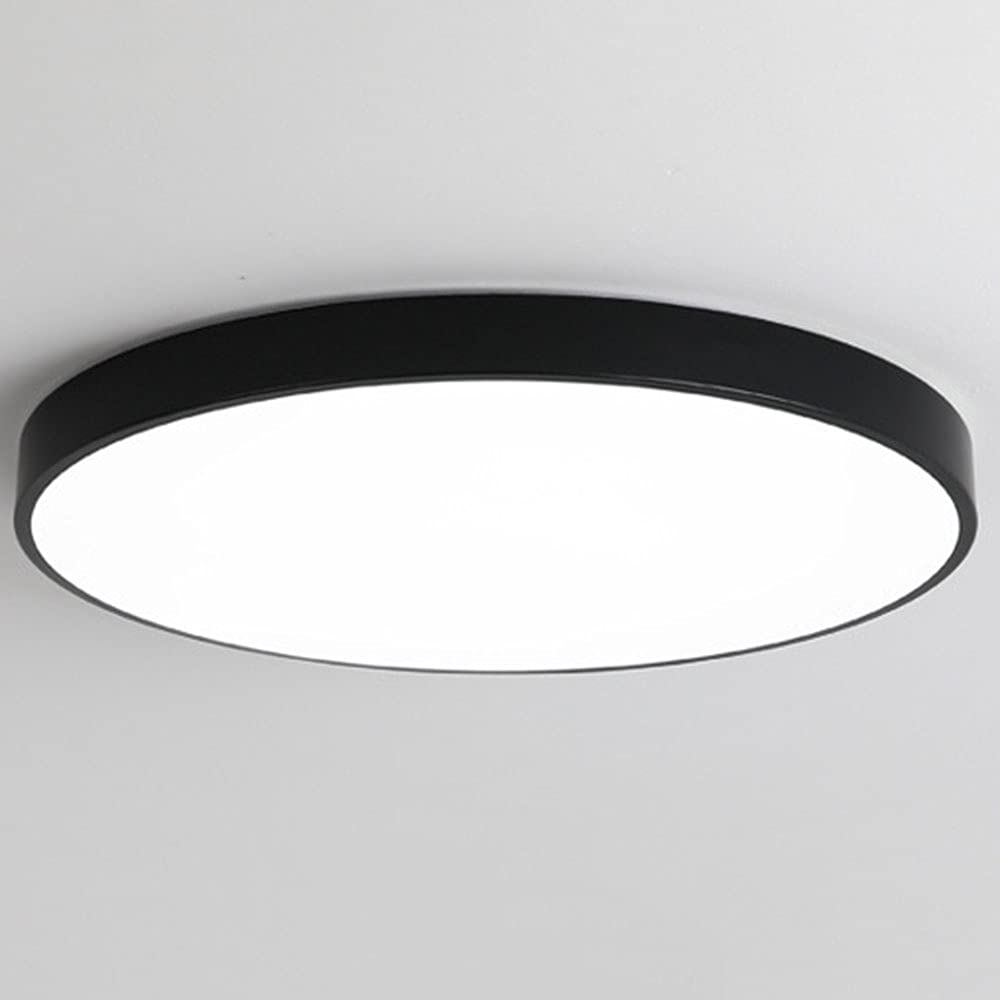 CHENKUI Minimalist LED Ceiling Light Fixture Ultra-Thin 1 9in Ceiling Light Round Iron Acrylic Lighting 48W 4320lm Flat