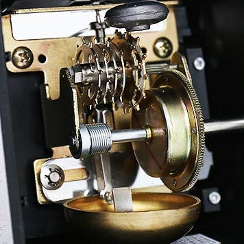 Mechanisches Metronom, Musiktimer aus reinem Kupfer, hölzernes Holz, buntes Teakholzklavier, mechanisches antikes Metronom, Gitarre und andere Instrumente, deutsches Kunsthandwerk